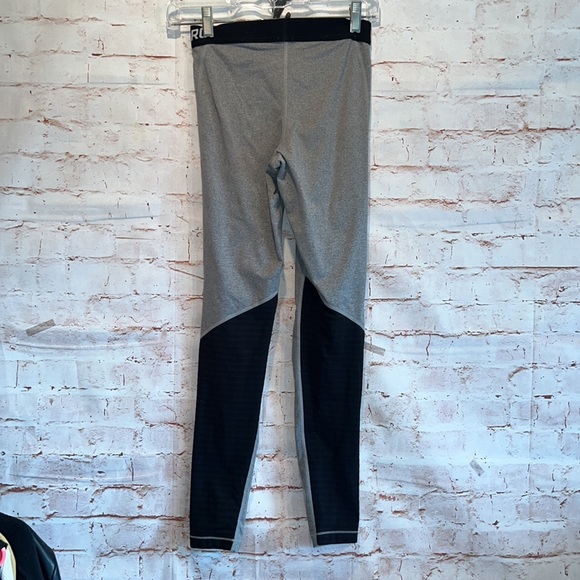 Nike pro warm tights grey black running color block mesh back compression S - Picture 5 of 13